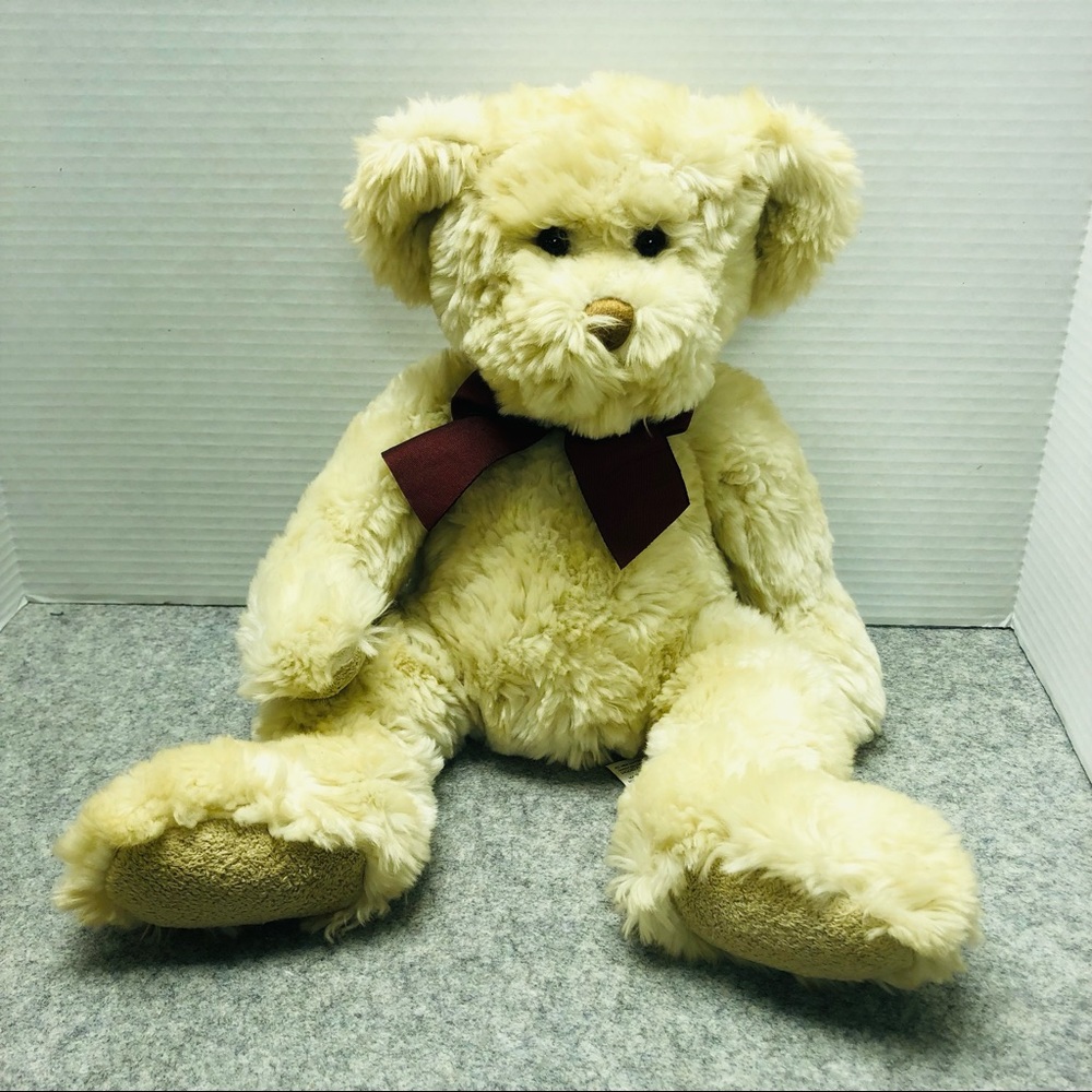 Large Bombay Jackson stuffed teddy bear soft plush